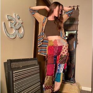 Knit sweater, knit cover up